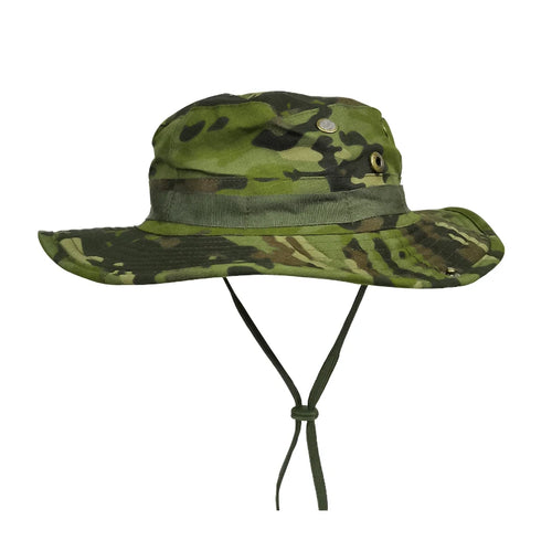 Camouflage Boonie Hat Wide Brim Men Women Sun Hat Outdoor Hiking