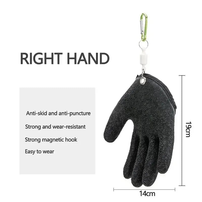 Gants de pêche en latex professionnel - droit ou gauche - pour une prise parfaite