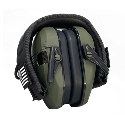 Active Helmet Mounted Earmuffs For Shooting Electronic Hearing
