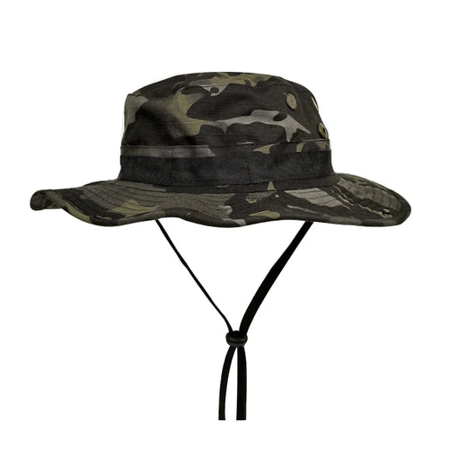 Camouflage Boonie Hat Wide Brim Men Women Sun Hat Outdoor Hiking