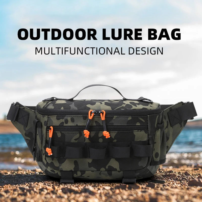 Sac à dos de pêche tactique - Conçu pour l’aventure en plein air, avec rangement optimisé pour vos leurres.