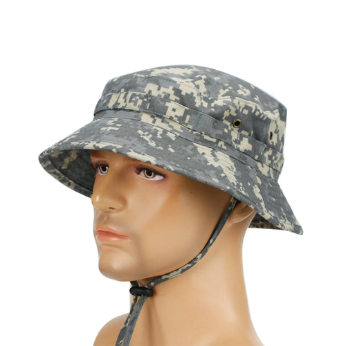 Camouflage Boonie Hat Outdoor Hiking Fishing Hunting Camo Bucket Hat