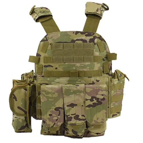 6094 Military Tactical Vest Body Armor Combat Army CS Gear Hunting