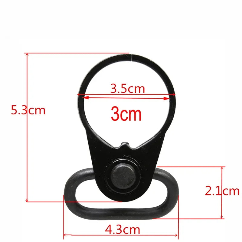 GBB Quick Detach Release QD Sling Rotating Scope Mounting Ring .223