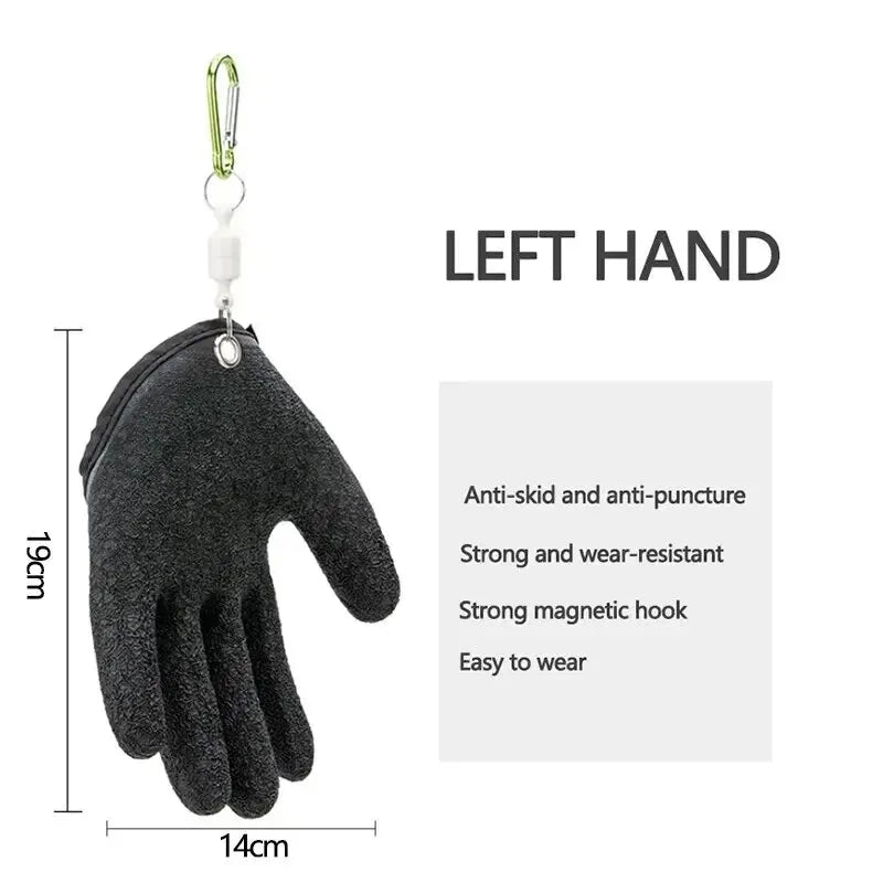 Gants de pêche en latex professionnel - droit ou gauche - pour une prise parfaite