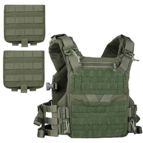 K19 Full-Size Hunting Vest Plate Carrier Fit for 80-110 cm, MOLLE
