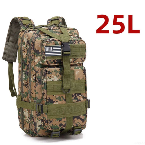 25L/50L 1000D Nylon Waterproof Trekking Fishing Hunting Bag Backpack