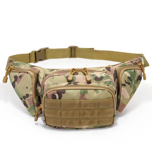 Waist Pack Nylon Bodypack Hiking Phone Pouch Outdoor Sports Armygreen