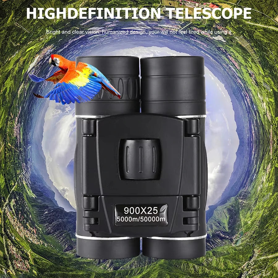 900x25 Professional HD Binoculars Powerful Remote Portable FMC BAK4