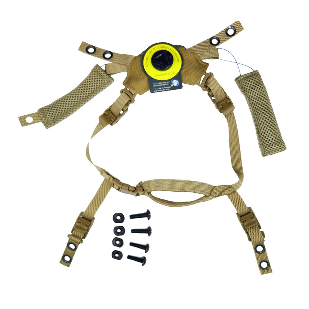 Wendy Helmet Suspension System Tactical Helmet Adjustable Lanyard FAST