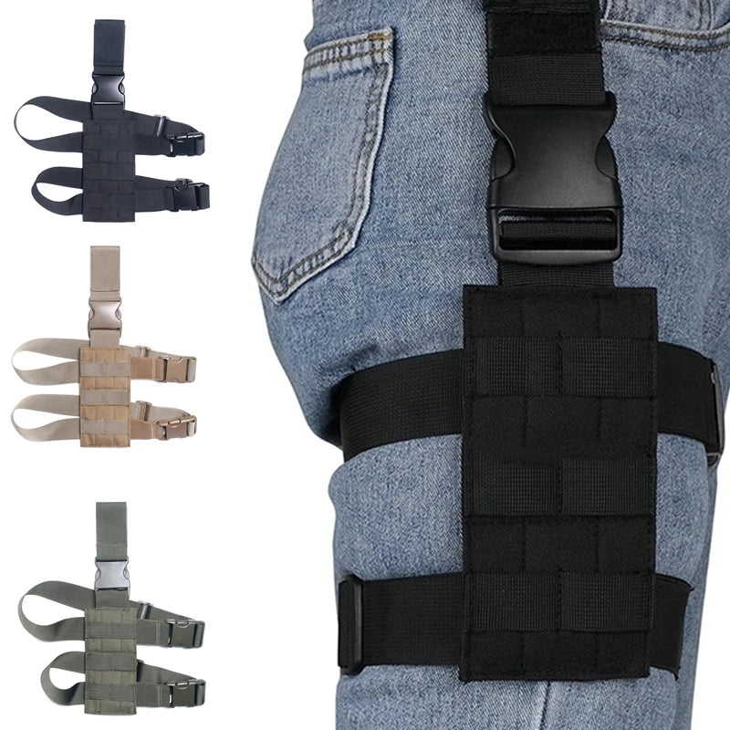 Universal Drop Leg Holster Thigh Platform MOLLE Gun Holster for