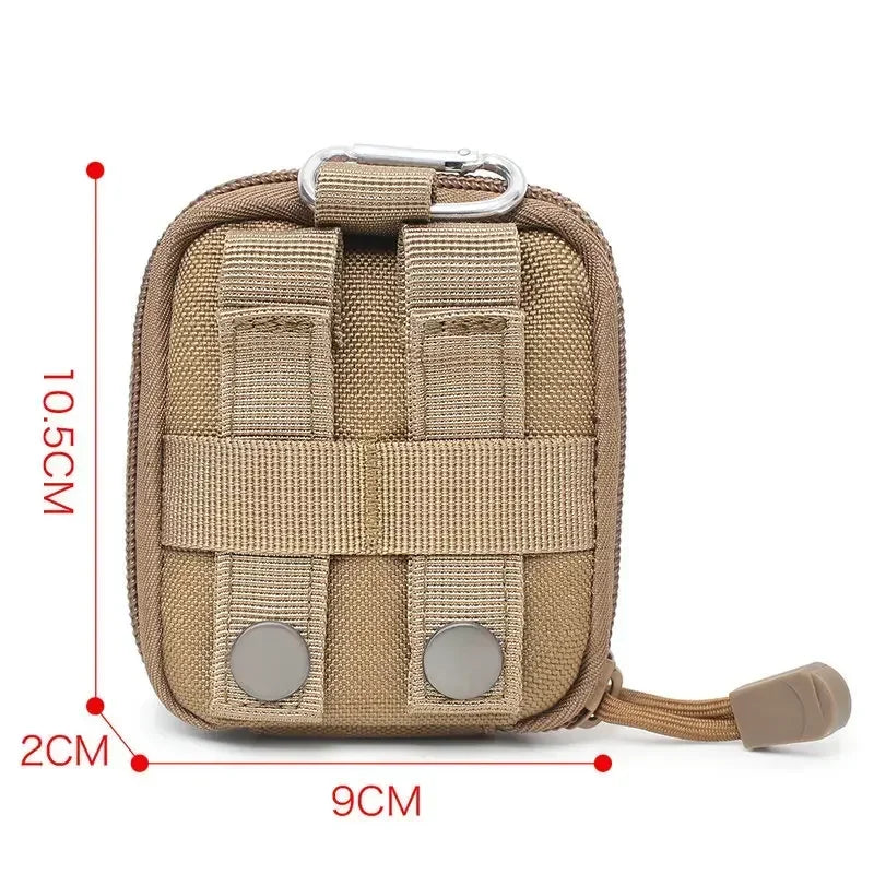 Molle Foldable Water Bottle Holder EDC Tool Pouch Outdoor Sports