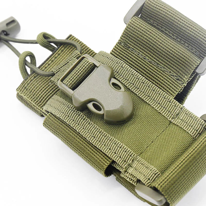 New Tactical Adjustable Walkie Talkie Holder Radio Pouch Hunting