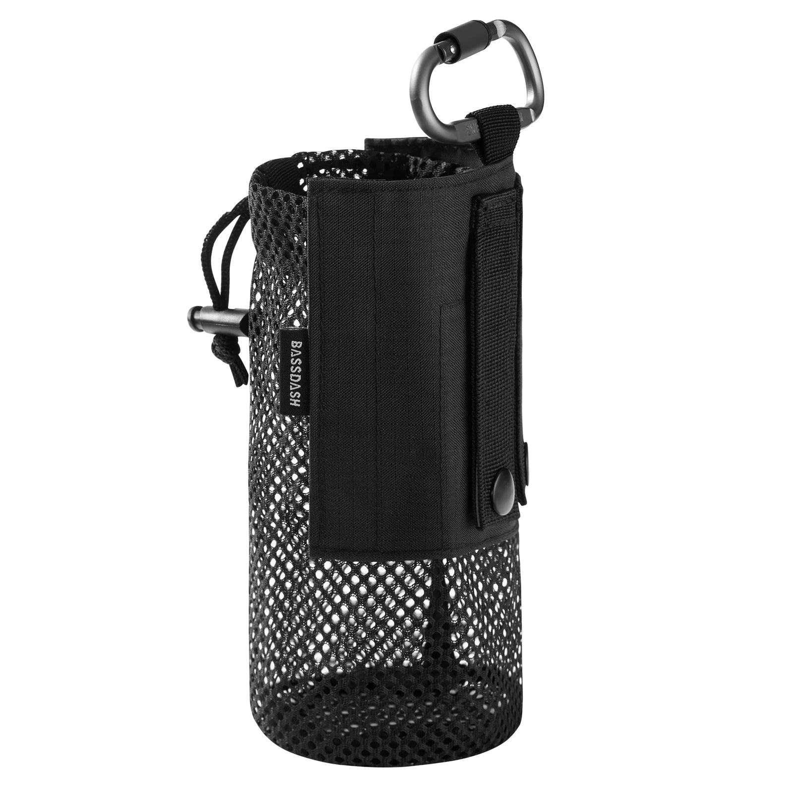 Bassdash Water Bottle Pouch with Molle Straps Belt Clip Carabiner
