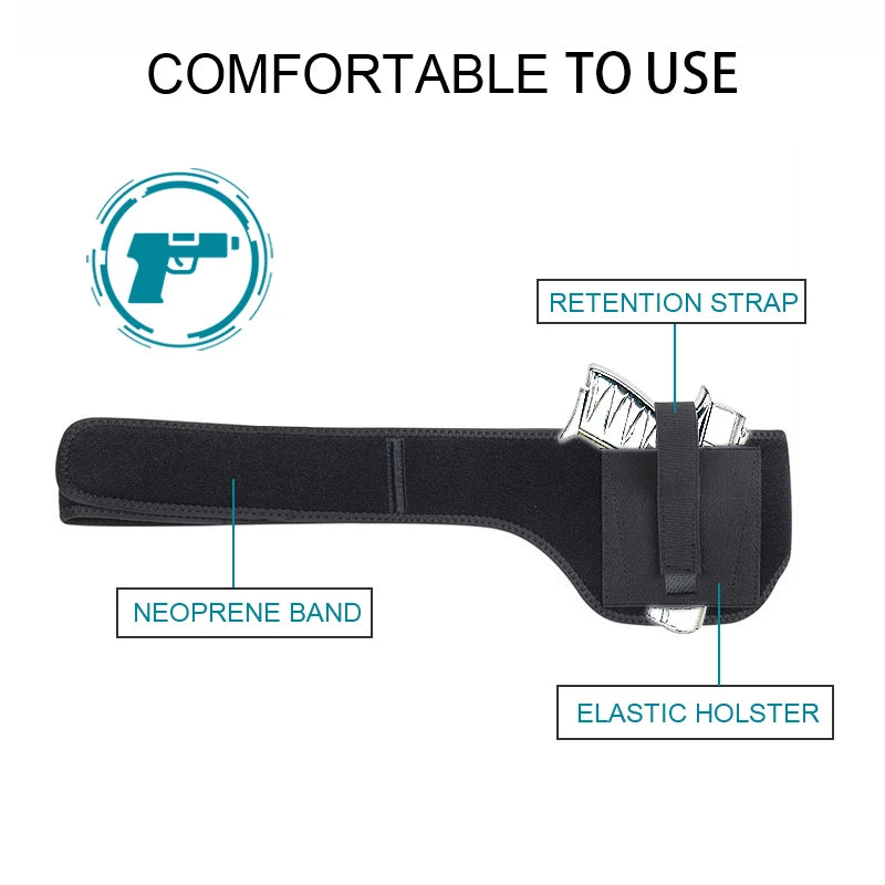 Adjustable Breathable Waist Holster Hunting Tools Holster  Tactical