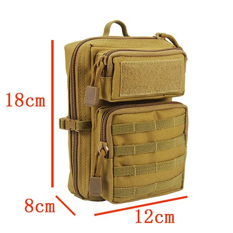 Useful Multifunction Tactical Pouch Molle Hip Waist EDC Bag Wallet