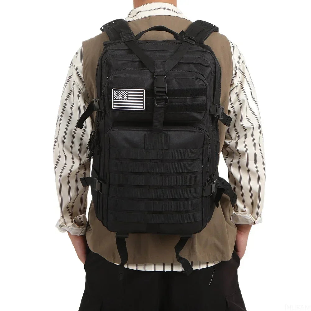 25L/50L 1000D Nylon Waterproof Trekking Fishing Hunting Bag Backpack