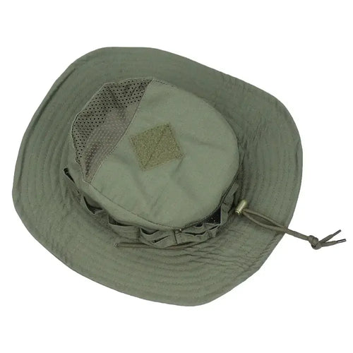 Chapeau Boonie Camouflage Tactique - Large Visière, Idéal pour les Hommes en Plein Air