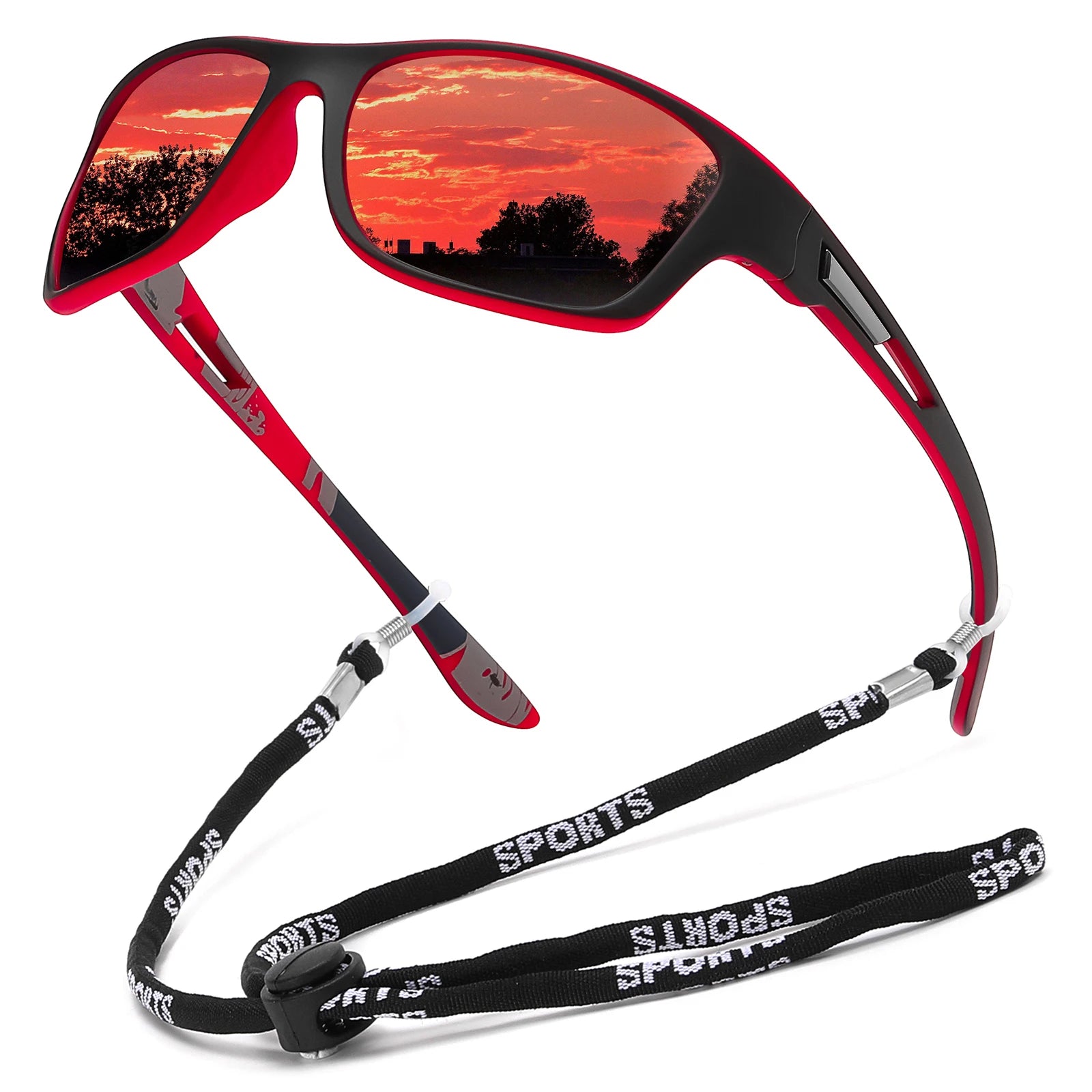 Lunettes de Soleil Polarisées de Marque X pour Hommes - Protection UV, Conduite et Pêche
