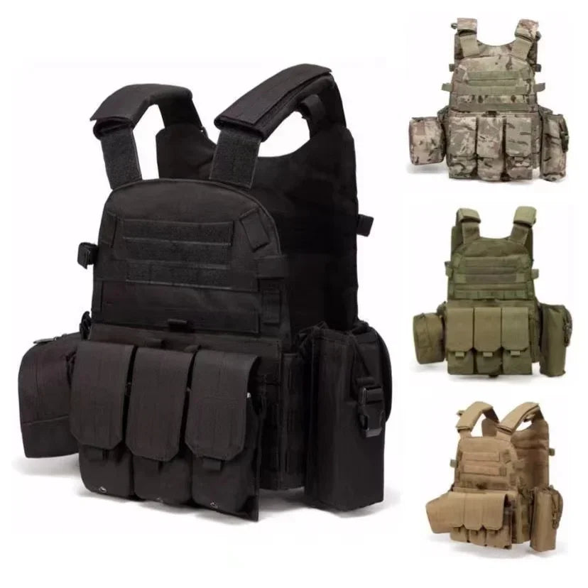6094 Military Tactical Vest Body Armor Combat Army CS Gear Hunting