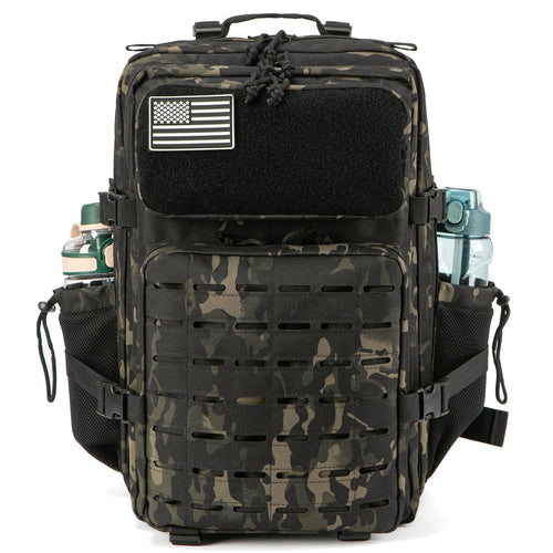 QT&QY 50L Tactical Backpack survival Bag Hunting MOLLE Backpack GYM