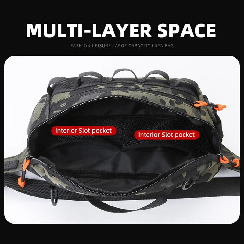 Sac à dos de pêche tactique - Conçu pour l’aventure en plein air, avec rangement optimisé pour vos leurres.