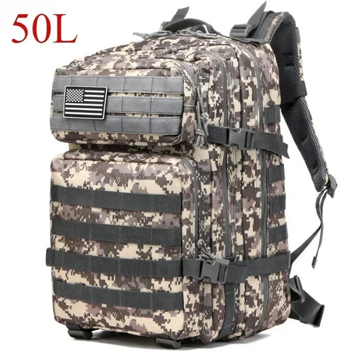 25L/50L Tactical Backpack Molle Bag Outdoor Bags Backpack for Hiking
