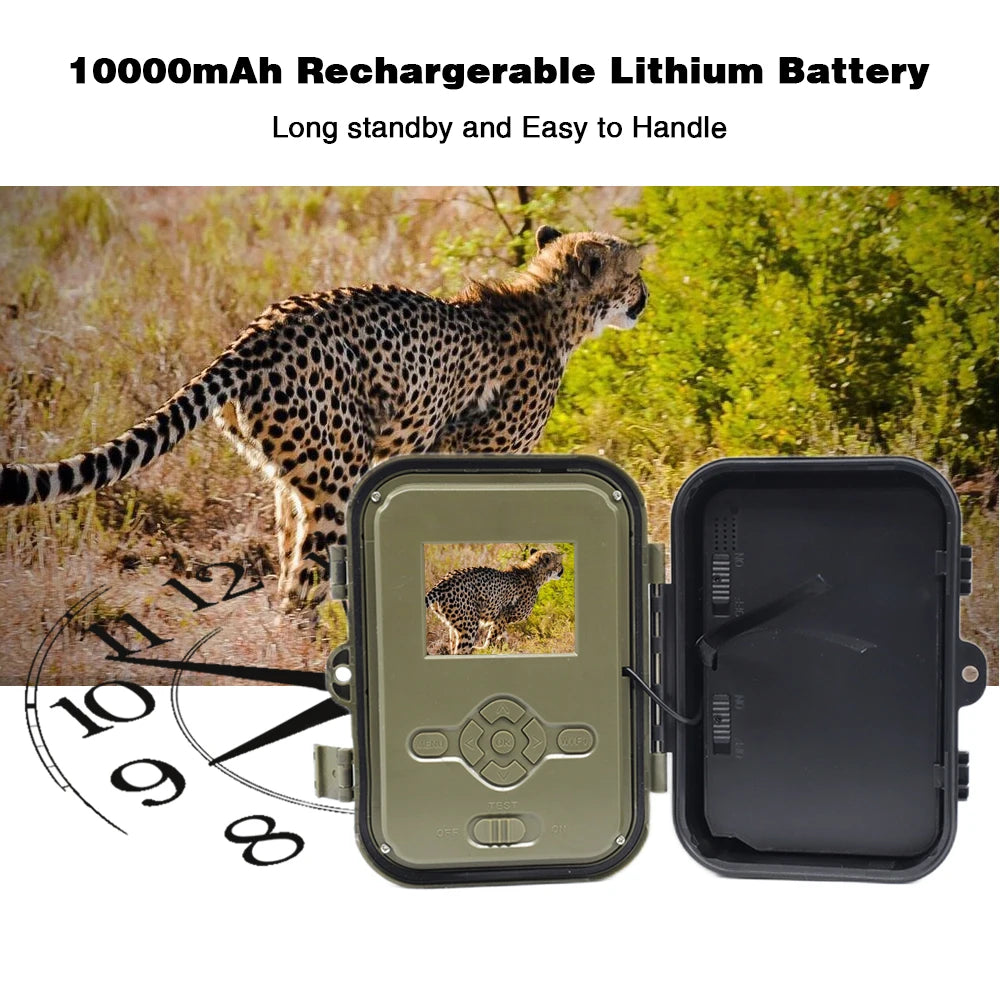 4K  30MP Live Stream WiFi Trail Camera  APP Bluetooth Hunting Cameras