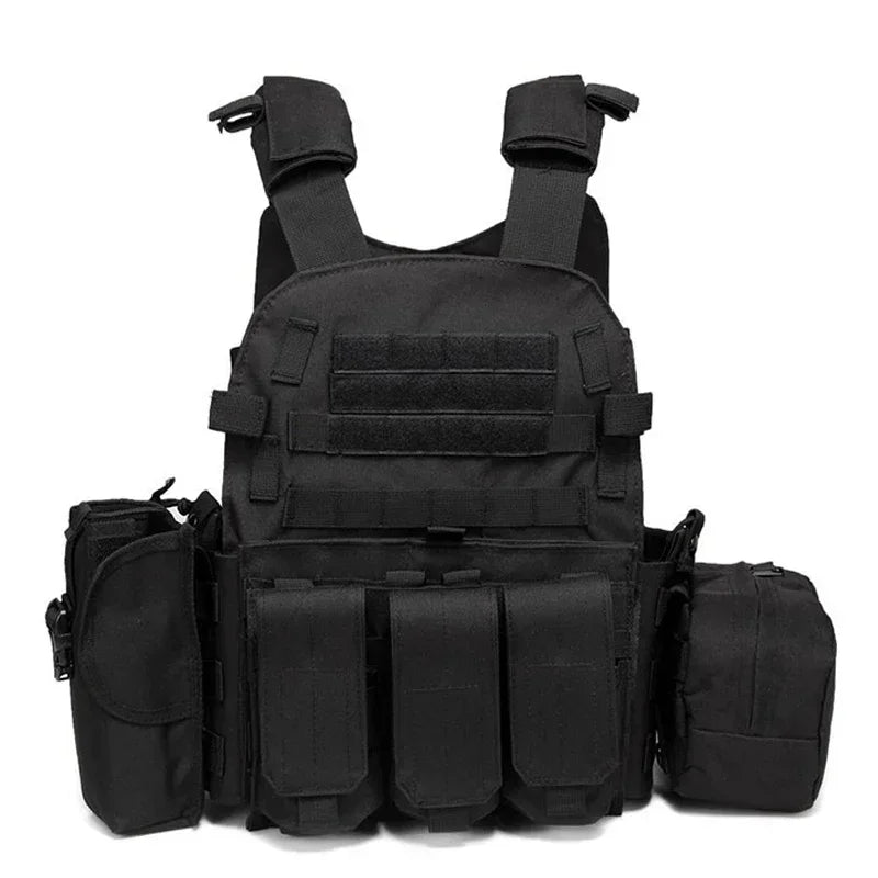 6094 Military Tactical Vest Body Armor Combat Army CS Gear Hunting