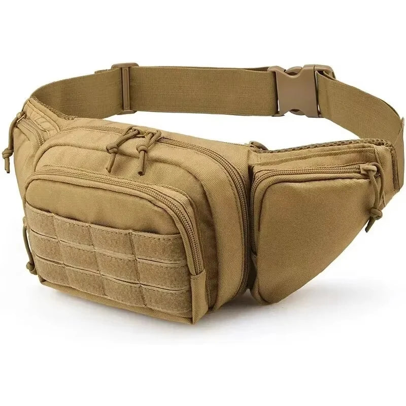 Waist Pack Nylon Bodypack Hiking Phone Pouch Outdoor Sports Armygreen