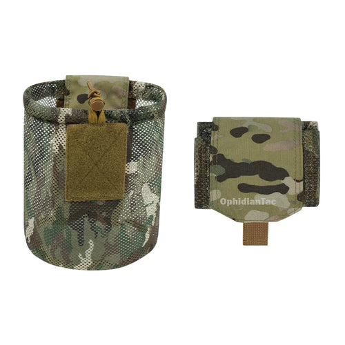 Hunting Bag Micro Folding Compact Dump Pouch Mini Foldable Mesh Bag