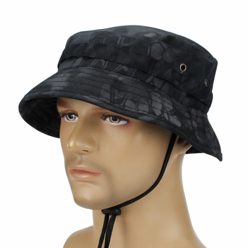 Camouflage Boonie Hat Outdoor Hiking Fishing Hunting Camo Bucket Hat