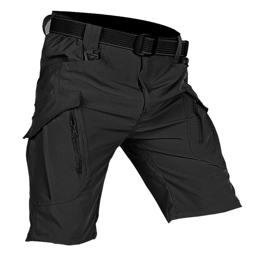 Summer Men Cargo Shorts Quick Dry Tactical Short Pants Multi-Pocket
