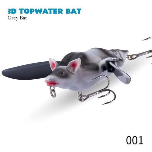 Hunthouse Bionic 3D Bat Artificial Pencil Bait Floating Topwater