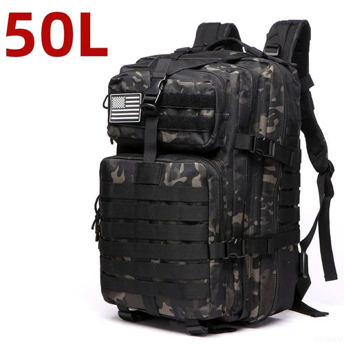 25L/50L 1000D Nylon Waterproof Trekking Fishing Hunting Bag Backpack