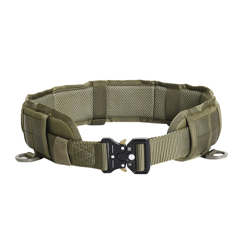 Men's Outdoor Hunting Tactical Belt Multi-Function Buckle Nylon Belt