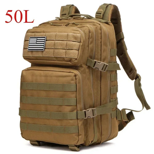 25L/50L Tactical Backpack Molle Bag Outdoor Bags Backpack for Hiking