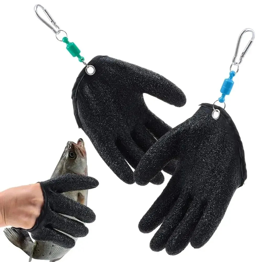 Gants de pêche en latex professionnel - droit ou gauche - pour une prise parfaite