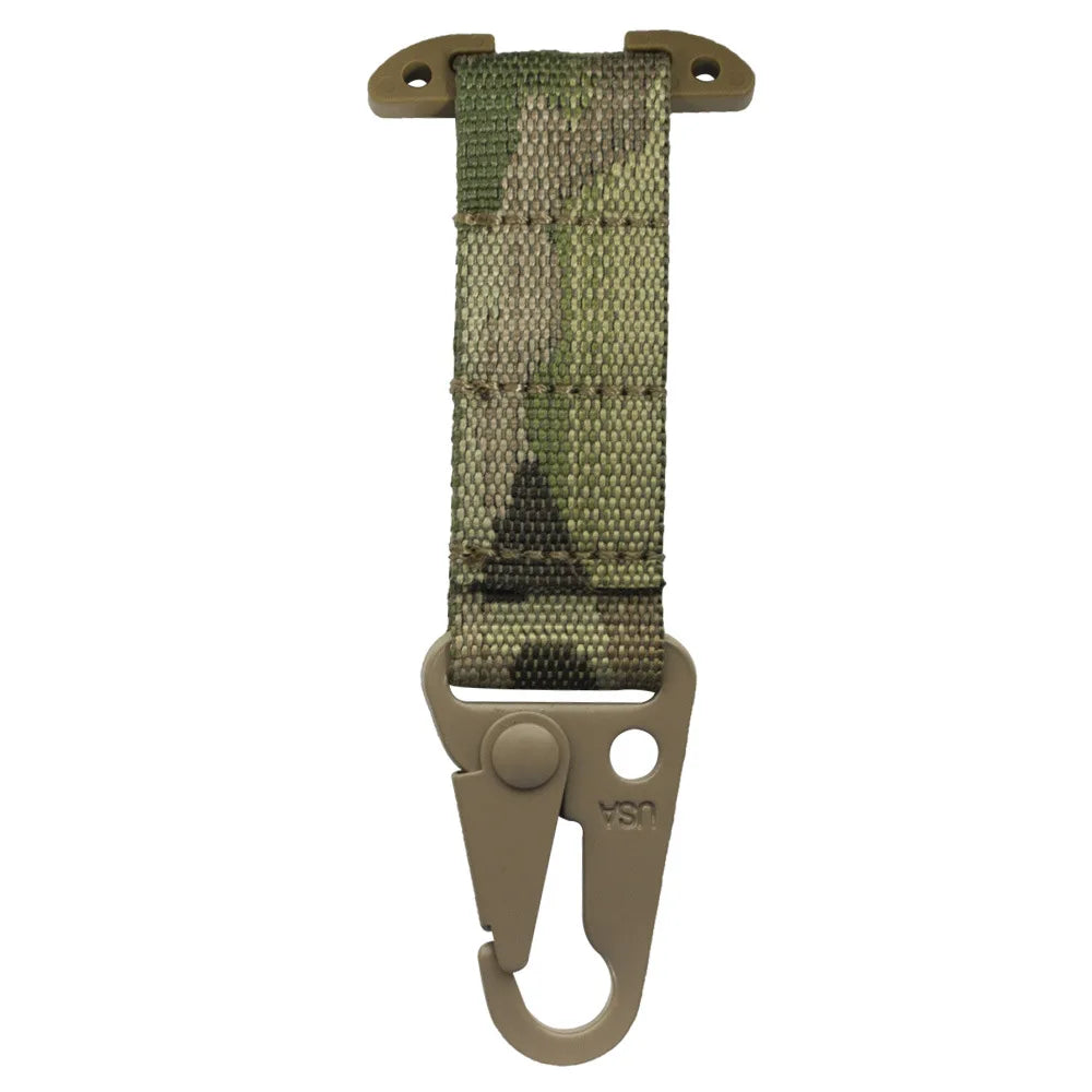 Tactical Clash Hook Hanging Carabiner ICB Molle Webbing Clip Olecranon