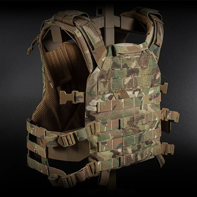 K19 Full-Size Hunting Vest Plate Carrier Fit for 80-110 cm, MOLLE