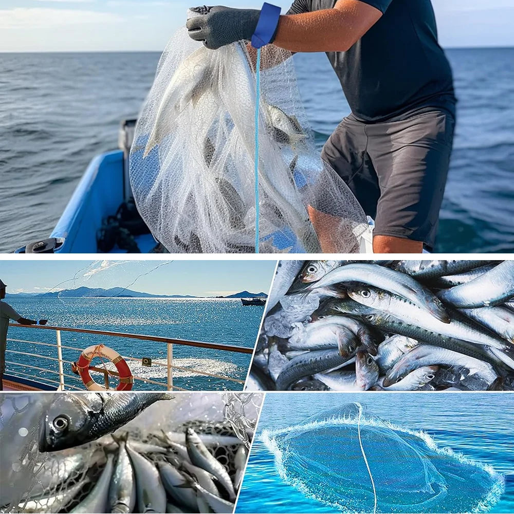 Filet de pêche américain en sel pour attraper des appâts - Précision et performance inégalées