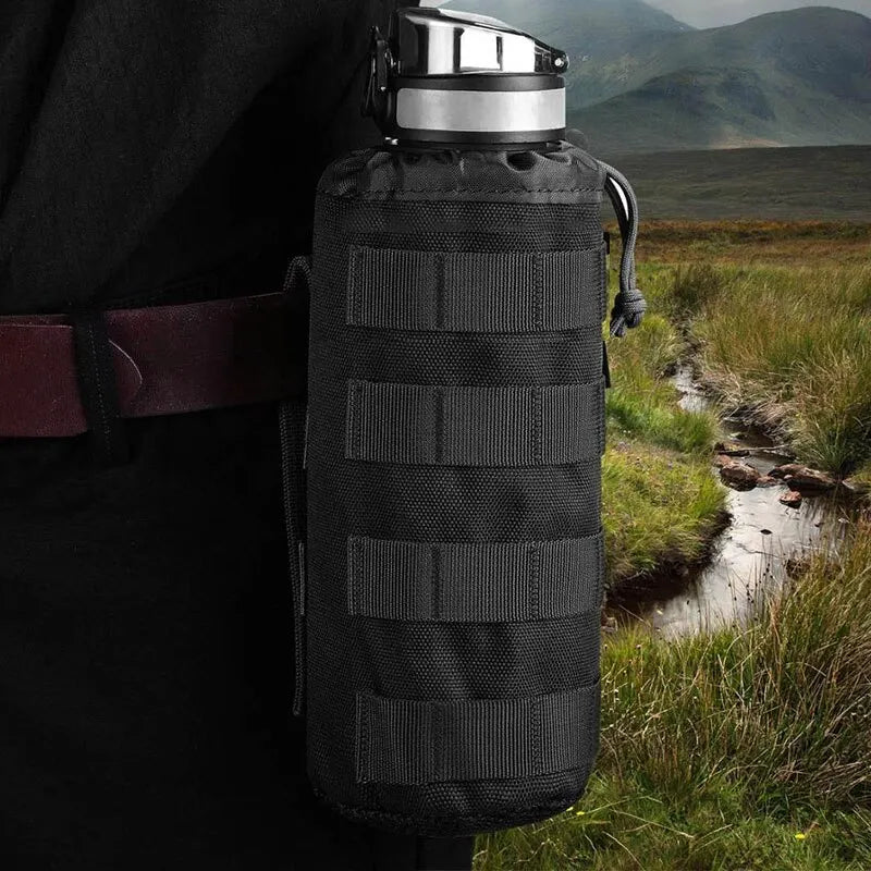 Bouteille d'eau tactique + Sac à dos multifonction + Ajustable avec cordon de serrage