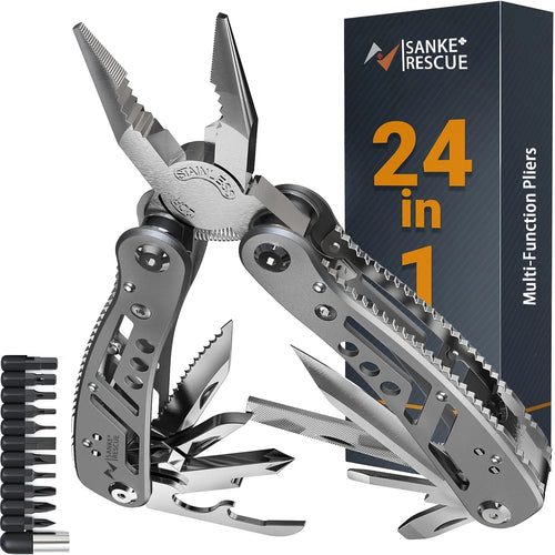 Portable Pocket Multitool 420 Stainless Steel Multitool Pliers Knife