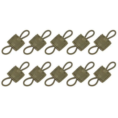 10 Pièces Sangles MOLLE Elastiques Nylon Pour Fixations