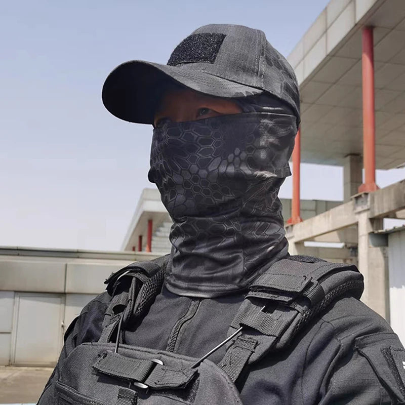 Chapeau Balaclava Camouflage - Protection Solaire Respirant et Tendance