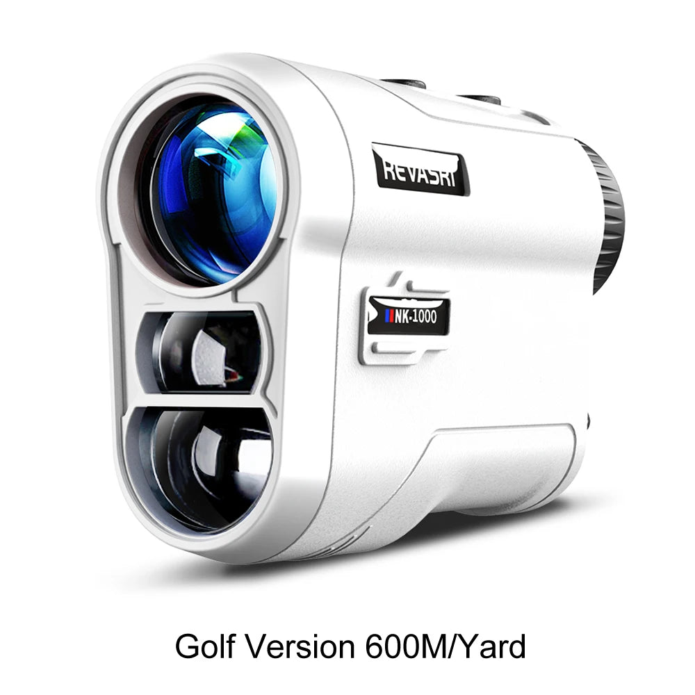 REVASRI Golf Laser Rangefinder 600M Telescope with Flag-Lock Slope Pin