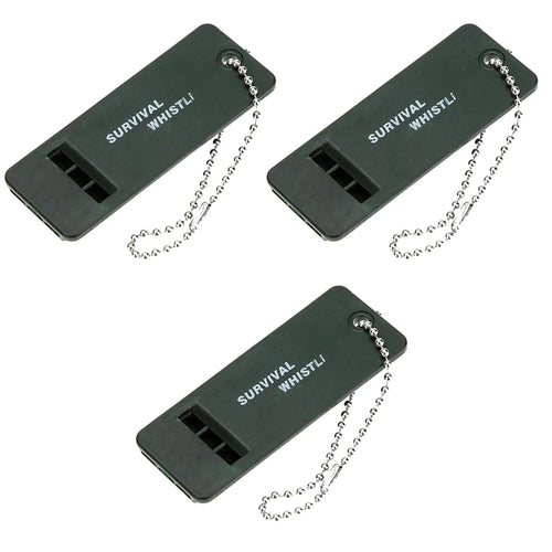 Sifflet de Survie Haute Décibels Trois Fréquences Portable