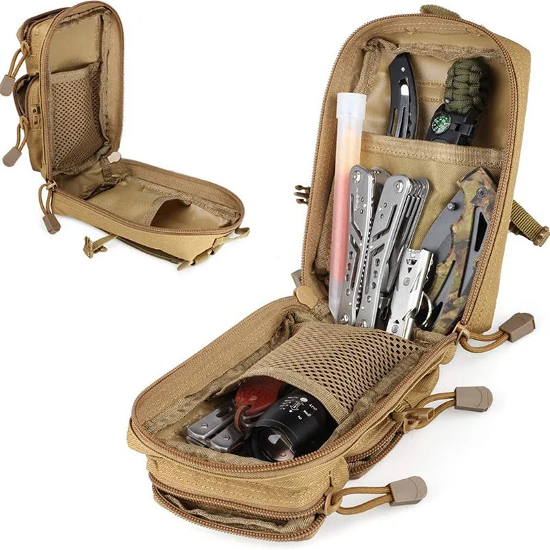 Useful Multifunction Tactical Pouch Molle Hip Waist EDC Bag Wallet
