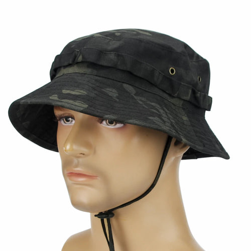 Camouflage Boonie Hat Outdoor Hiking Fishing Hunting Camo Bucket Hat