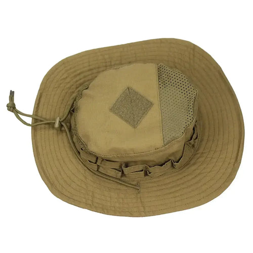 Chapeau Boonie Camouflage Tactique - Large Visière, Idéal pour les Hommes en Plein Air
